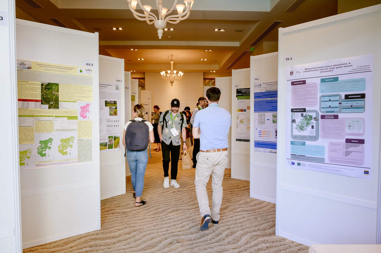 Conference speaker on stage